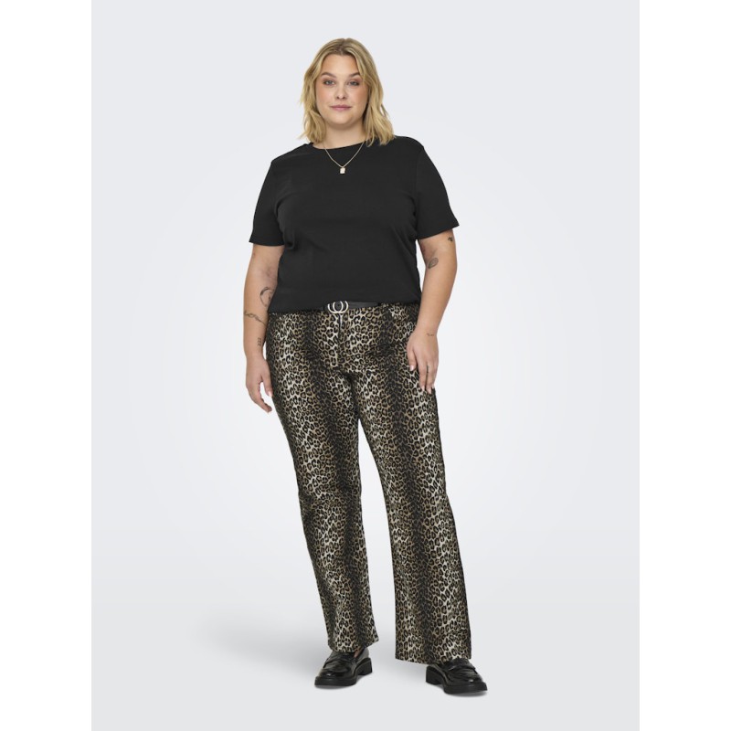 ONLY CARMAKOMA Jen jeans T-shirt - Sort