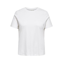 ONLY CARMAKOMA Jen S/S Jeans T-shirt - Bright White