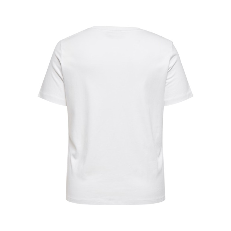 ONLY CARMAKOMA Jen S/S Jeans T-shirt - Bright White