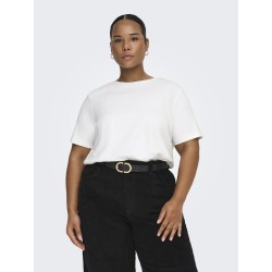 ONLY CARMAKOMA Jen jeans T-shirt - Bright White