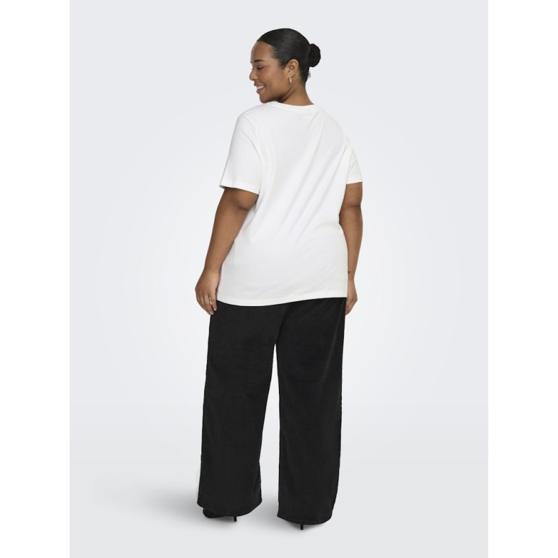 ONLY CARMAKOMA Jen S/S Jeans T-shirt - Bright White