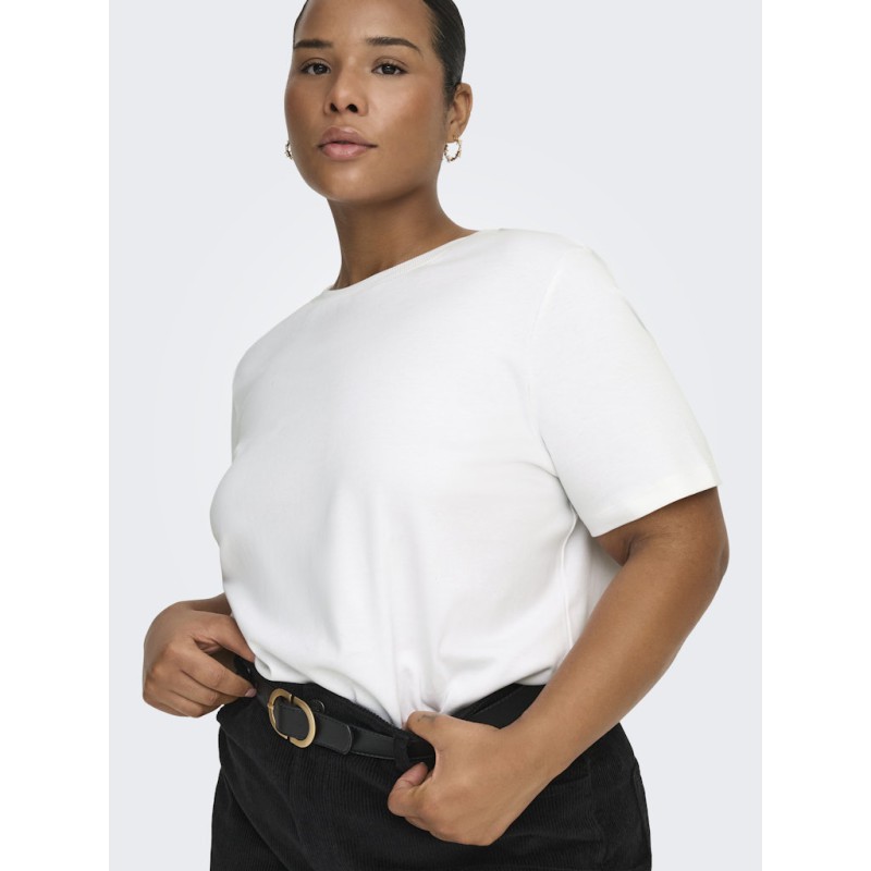 ONLY CARMAKOMA Jen jeans T-shirt - Bright White