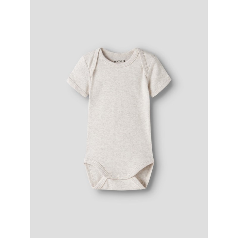 NAME IT Baby Bodystocking Animal 3-pak - Jet Stream