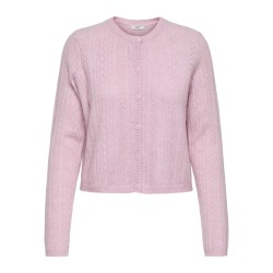 JDY April L/S Strik Cardigan - Fragrant Lilac
