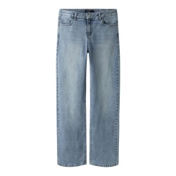 LMTD Bli Brede Denim Jeans - Light Blue Denim