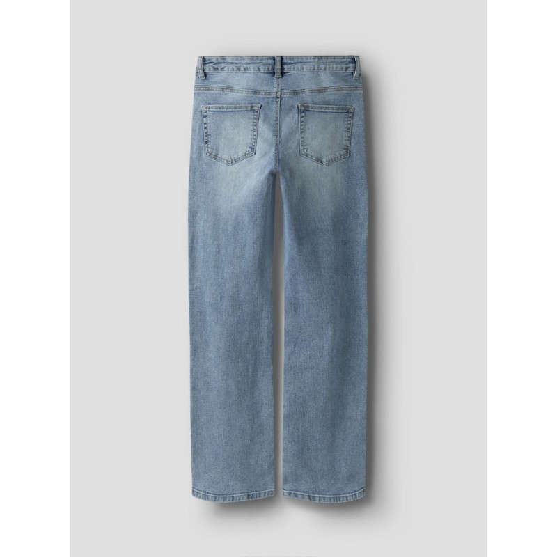 LMTD Bli Brede Denim Jeans - Light Blue Denim