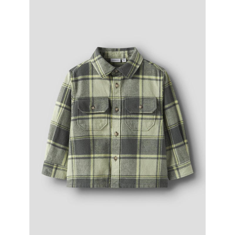 NAME IT Mini Tamo L/S  Ternet Skjorte - Urban Chic