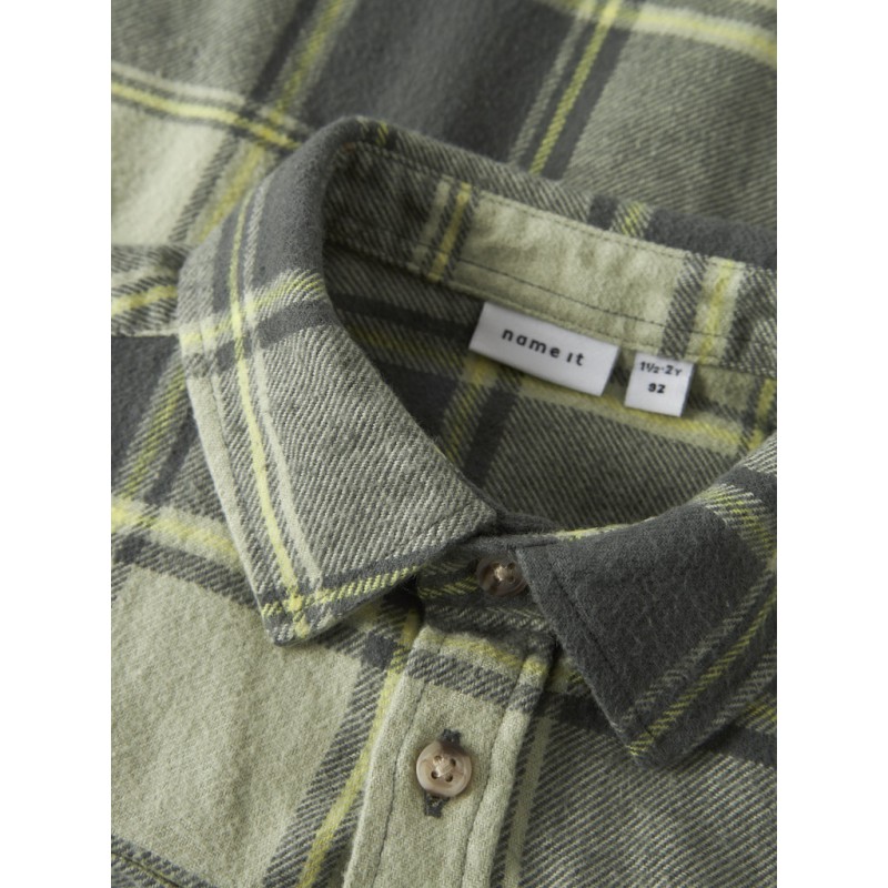 NAME IT Mini Tamo L/S  Ternet Skjorte - Urban Chic