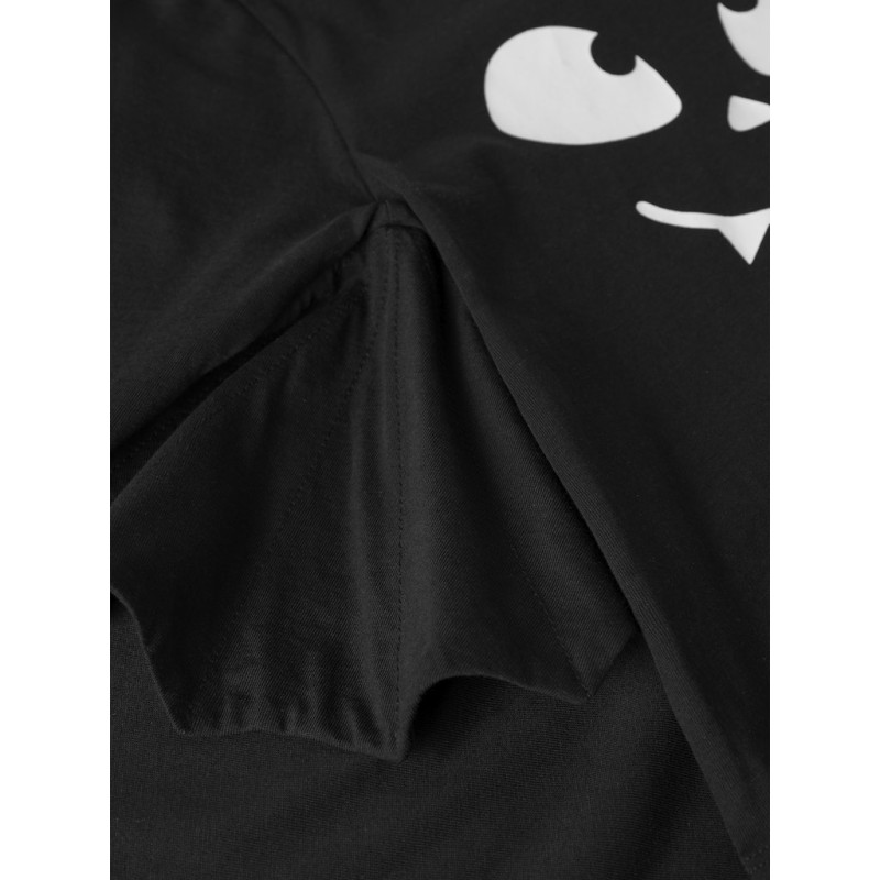 NAME IT Mini Ottor L/S Flagermus Bluse - Sort