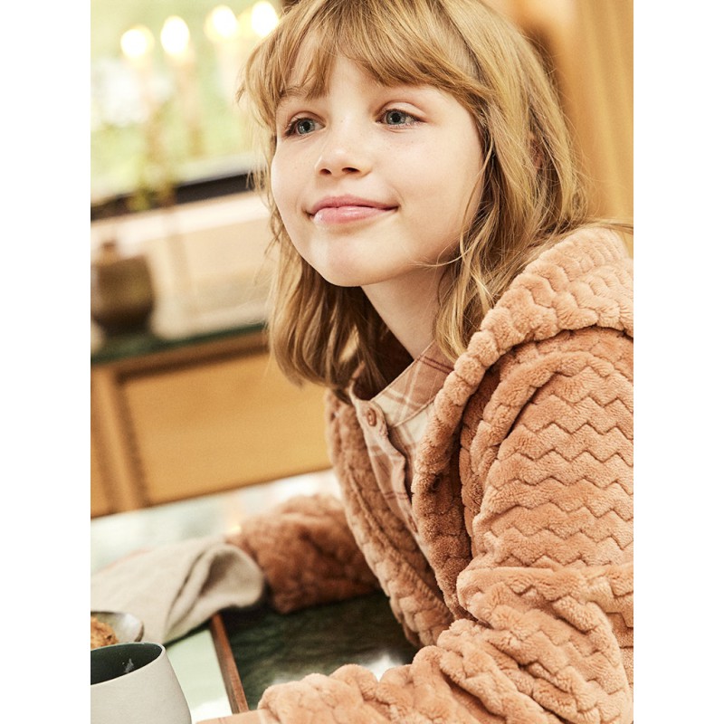 NAME IT Kids Rube Morgenkåbe - Cafe Au Lait