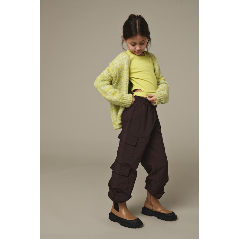 KIDS ONLY Echo Pocket Faldskærms Bukser - Sort Coffee