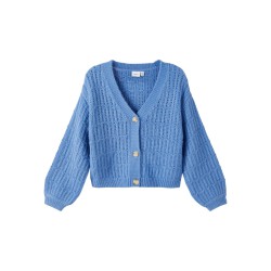NAME IT Kids Olopa Glimmer Strik Cardigan - Ebb And Flow