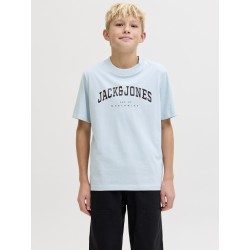 JACK & JONES Junior Caleb Varsity T-shirt - Celestial Blue