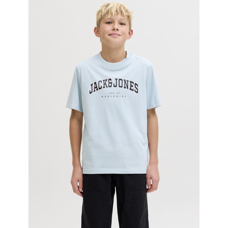 JACK & JONES Junior Caleb Varsity T-shirt - Celestial Blue