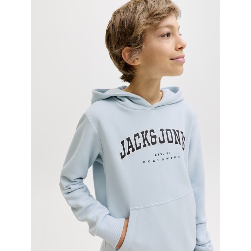 JACK & JONES JUNIOR Caleb Varsity Sweatshirt - Celestial Blue
