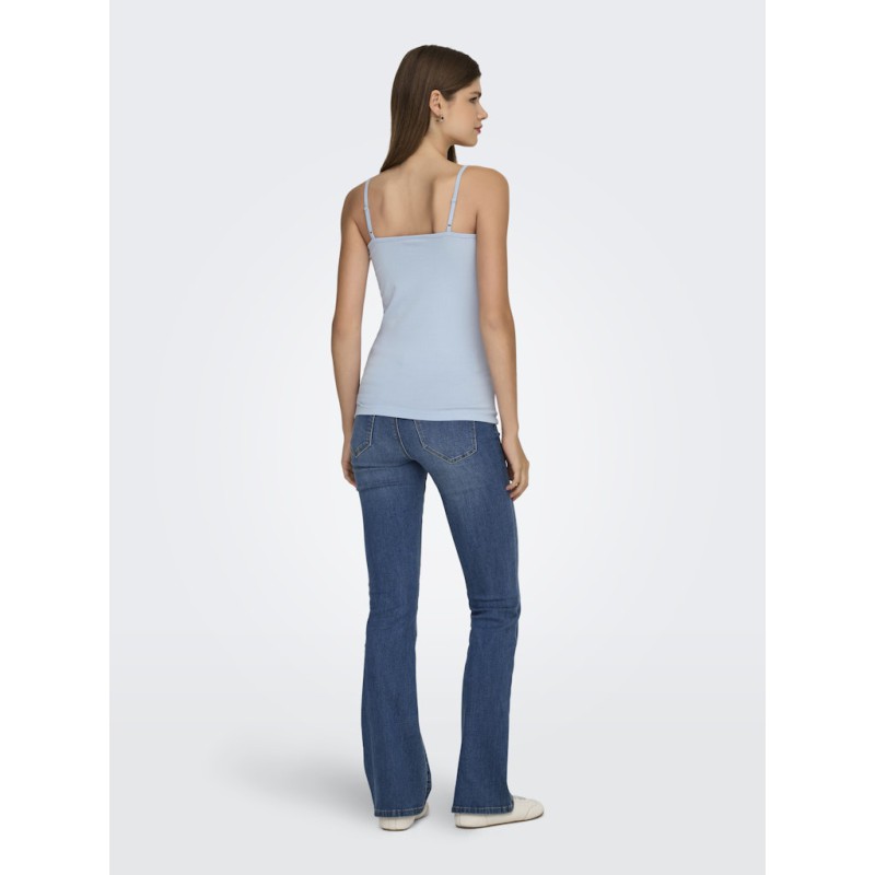 JDY Ava Singlet Top - Cashmere Blue