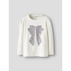 NAME IT Baby Tally L/S BLuse - Cloud Dancer