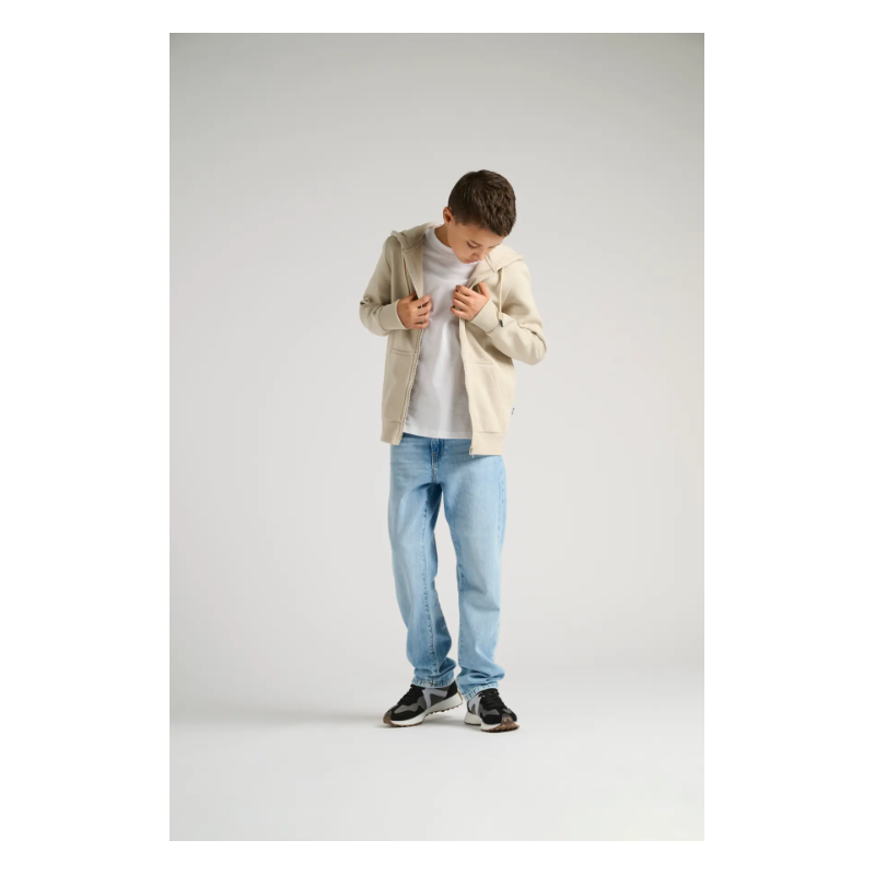 ONLY & SONS Ceres Lynlås Hoodie - Silver linning