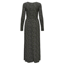 JDY Bowie L/S Blomster Kjole - Sort