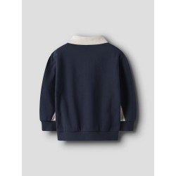NAME IT Mini Tucan L/S Regular Polo Sweat - Navy Blazer