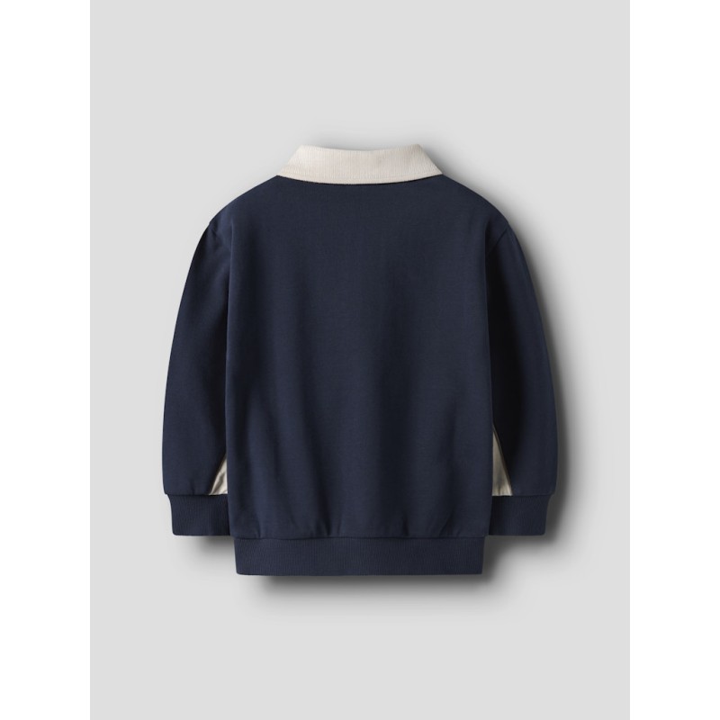 NAME IT Mini Tucan L/S Regular Polo Sweat - Navy Blazer