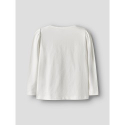 NAME IT Mini DIana Stitch L/S Bluse - Cloud Dancer