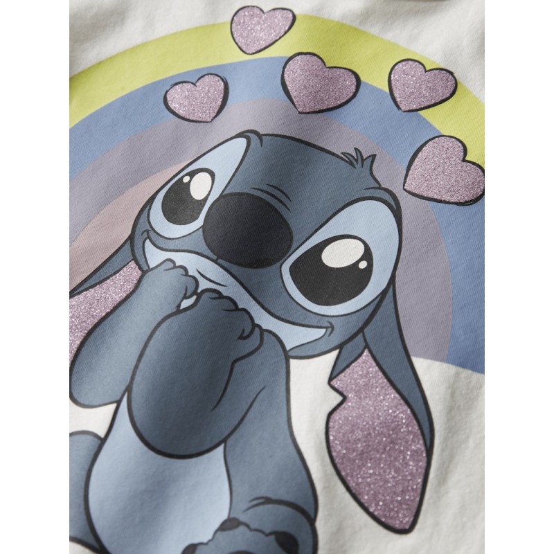 NAME IT Mini DIana Stitch L/S Bluse - Cloud Dancer