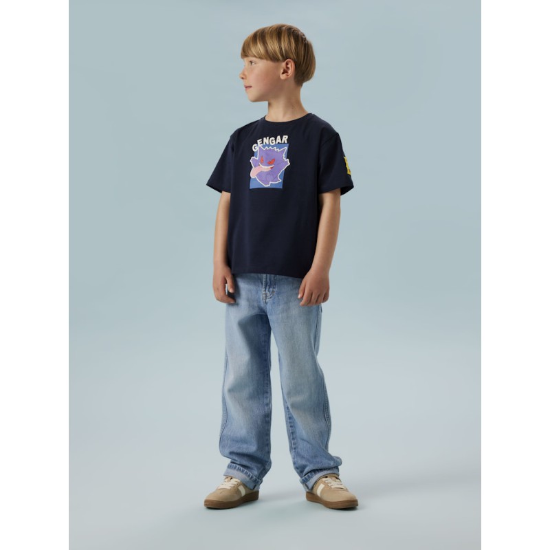 NAME IT Kids Jeb Pokemon S/S Regular T-shirt - Navy Blazer
