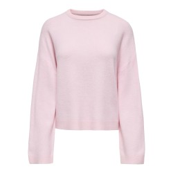 ONLY Simoni L/S rund Hals Strik - Potpurri