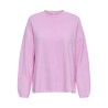ONLY Loyal Amalio L/S Strik Pullover - Super Pink