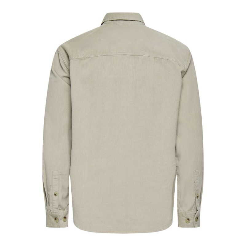 ONLY & SONS Fløjl Overshirt - Silver Linning