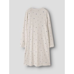 NAME IT Kids Hjerte Natkjole - Peyote Melange