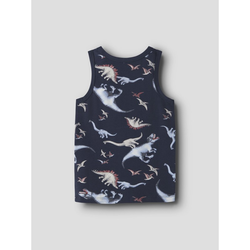 NAME IT Mini Dino Tanktop 2-pak - Navy Blazer