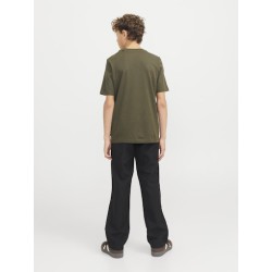 JACK&JONES Junior Basic  T-shirt - Olive Night