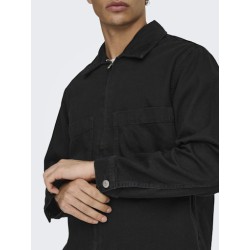 ONLY & SONS Cassel BOX Denim Jakke - Sort