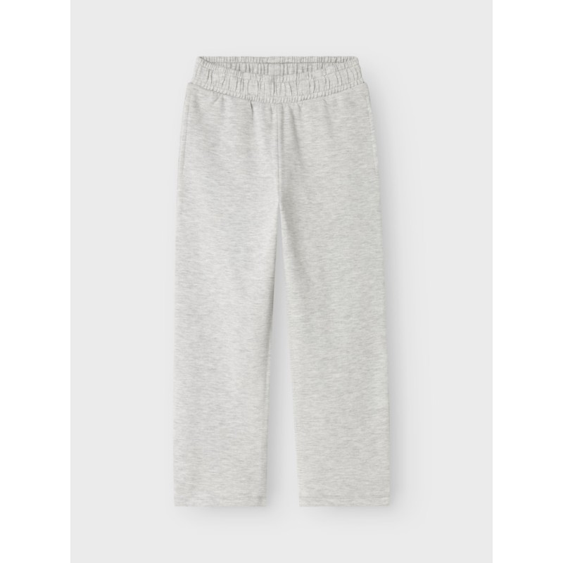 NAME IT Kids Mallo Straight Sweatpants - Light Grey Melange