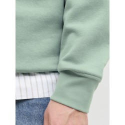 JACK & JONES SOHO Sweat Quarter Zip - Mineral Blue