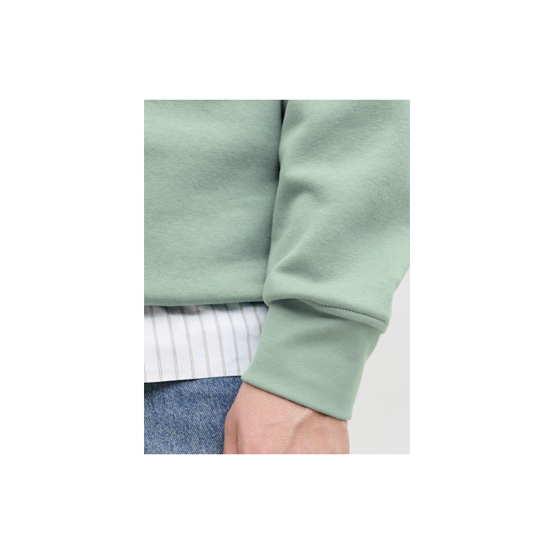 JACK & JONES SOHO Sweat Quarter Zip - Mineral Blue