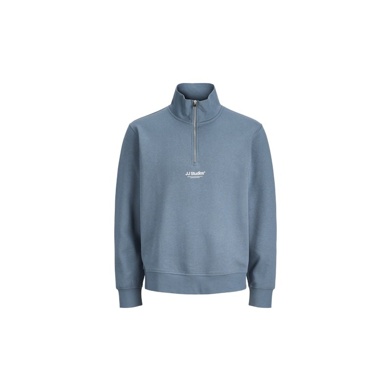 JACK & JONES SOHO Sweat Quarter Zip - Blue Mirage