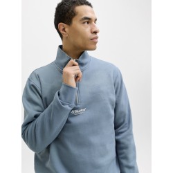 JACK & JONES SOHO Sweat Quarter Zip - Blue Mirage