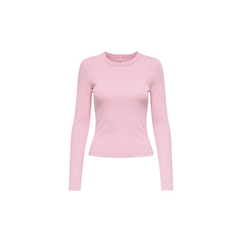 ONLY Val L/S O-Neck Top - Romance Rose