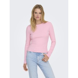 ONLY Val L/S O-Neck Top - Romance Rose