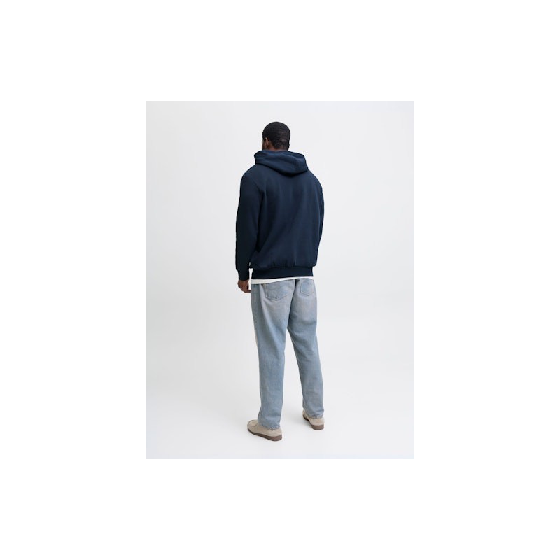 Jack & Jones PLUS Logo sweat hoodie COL 25/26 - Sky Captain