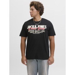 Jack & Jones PLUS Logo T-shirt - Sort