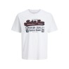 Jack & Jones PLUS Logo T-shirt - Cloud Dancer
