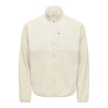 ONLY & SONS Chuck Fleece Jakke - Silver Lining