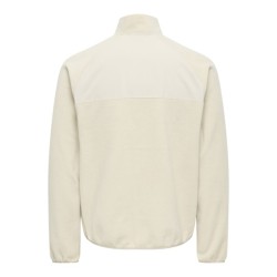 ONLY & SONS Chuck Fleece Jakke - Silver Lining