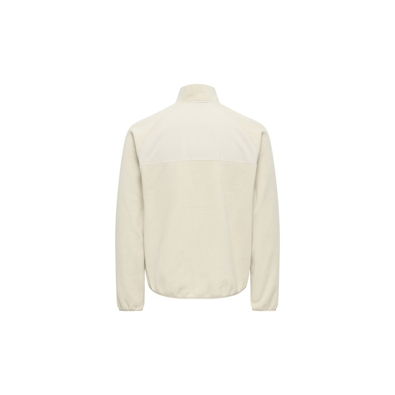 ONLY & SONS Chuck Fleece Jakke - Silver Lining