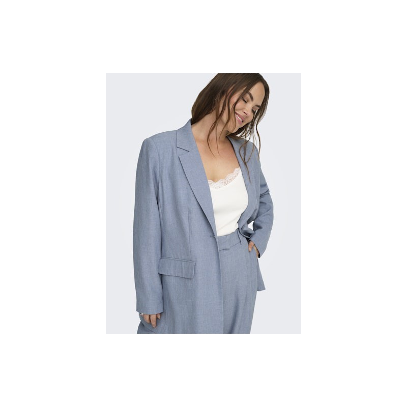 ONLYCARMAKOMA Linda Boyfriend Blazer - Vintage Indigo Melange