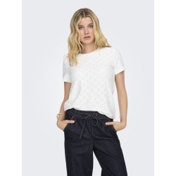 JDY Cathinka Top - Cloud Dancer